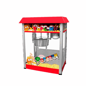 Máquina Vitrina de Pop Corn 8 Oz. -DK-08M