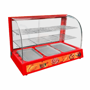 Vitrina Exhibidora Calentadora - DK-3PH (Rojo)