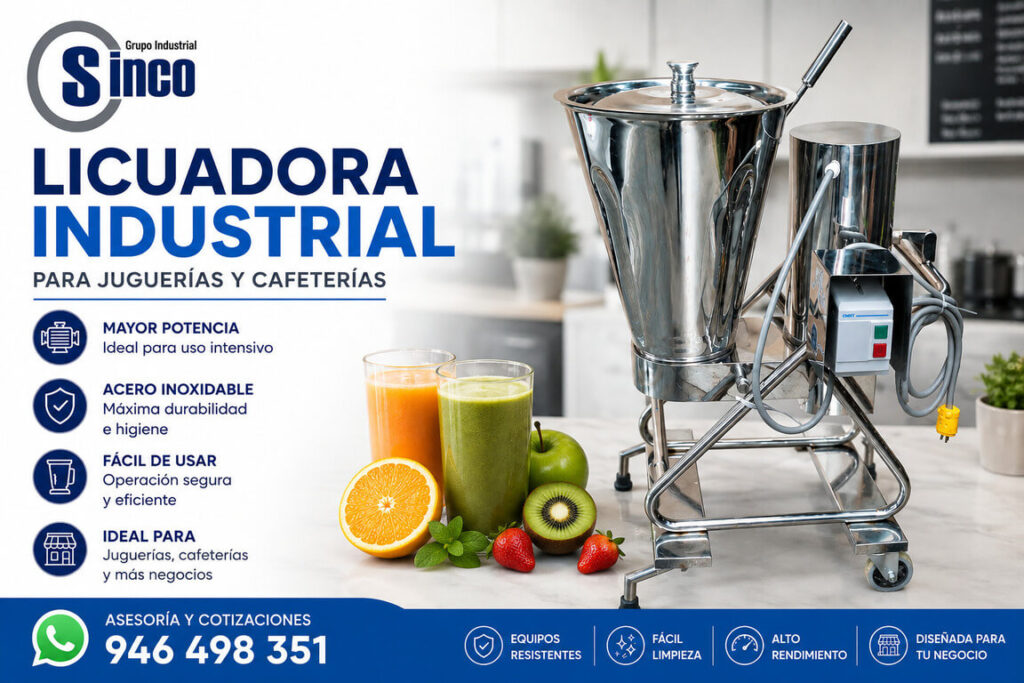 Licuadora industrial para juguerías y cafeterías