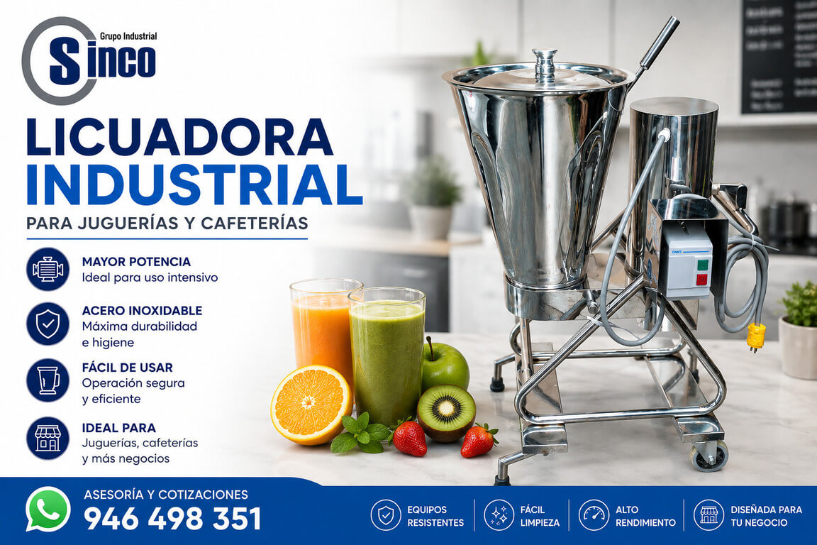 Licuadora industrial para juguerías y cafeterías