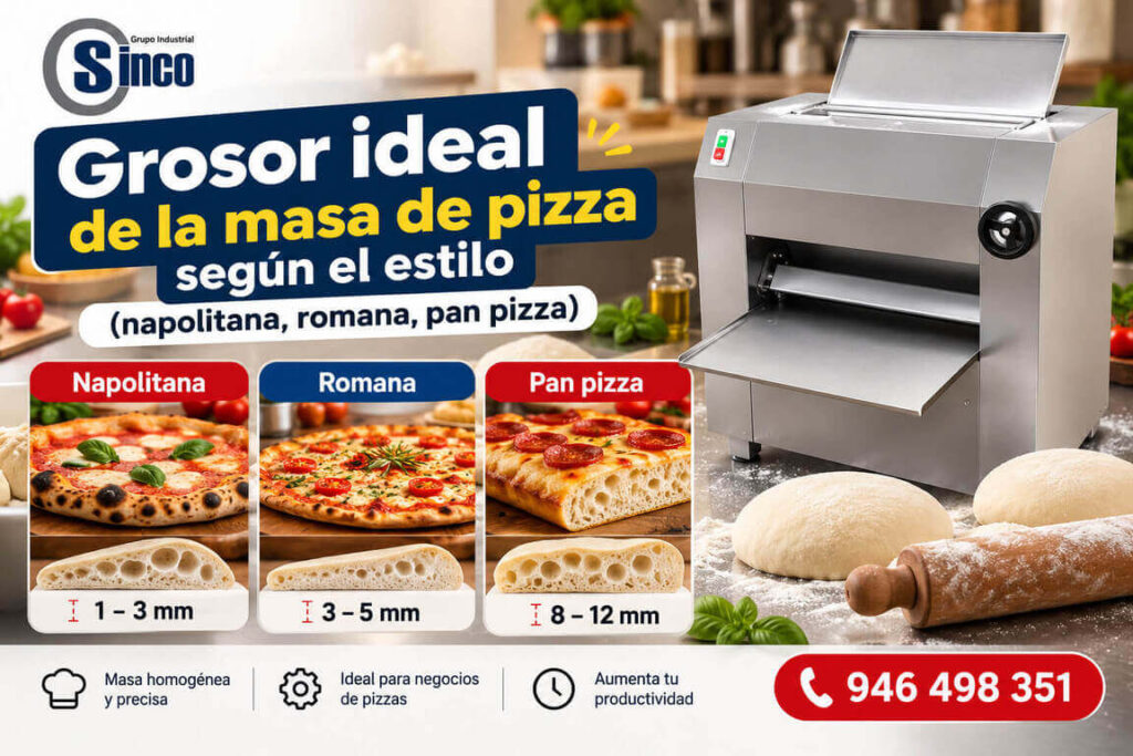 Grosor ideal de la masa de pizza según el estilo