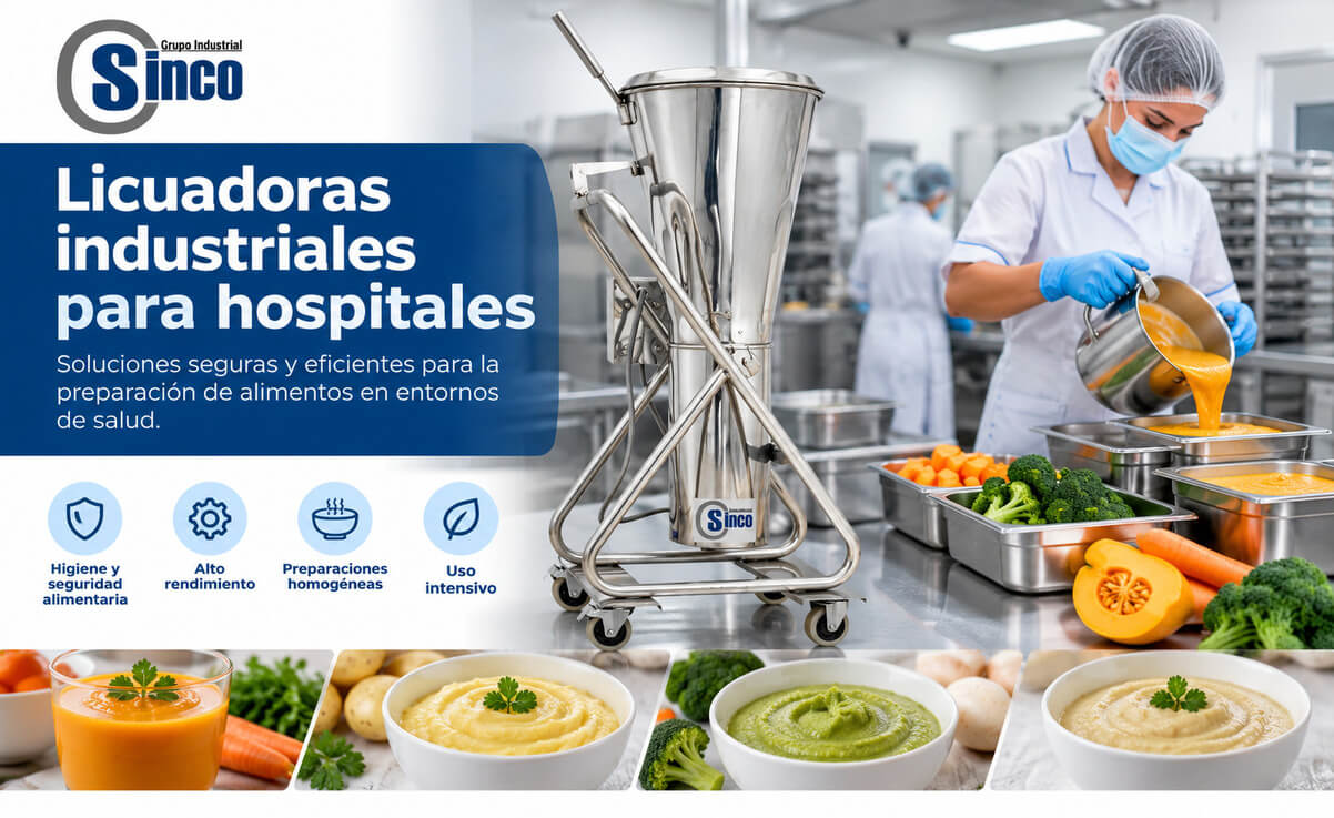 Licuadoras industriales para hospitales